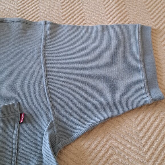 Vintage Tommy Bahama Logo Polo Shirt Textured Cotton Distressed Green Size XXL - Picture 6 of 12